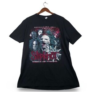 Slipknot Prepare For Hell Summer's Last Stand Tour 2015 Mens T-Shirt Large Black
